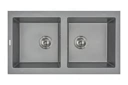 Кухонная мойка гранитная Miraggio Westeros gray 875x504x199 00212006, Серый