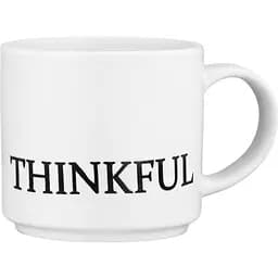 Чашка Ardesto Thinkful 420 мл біла (AR3043W)