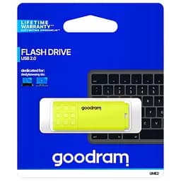 Флеш-накопичувач GoodRam USB 64GB UME2 Yellow (UME2-0640Y0R11) - мініатюра 3