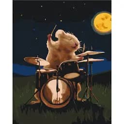Картина за номерами Brushme Барабанщик ©Lucia Heffernan 40x50 см