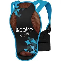 Защита спины детская Cairn Pro Impakt D3O Jr 2021 12 Чорний-Блакитний