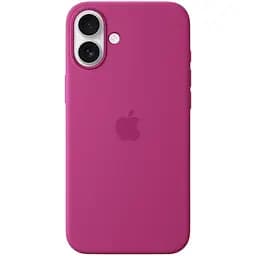 Чохол Epik SilIcone Case with MagSafe and Animation [Colorless] для iPhone 16 Fuchsia
