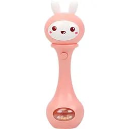 Погремушка-грызунок Beiens Зайчик музыкальный розовый (YZ02pink)
