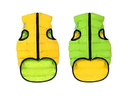 Курточка для животных Airy Vest двусторонняя M 50 желто-салатовая (1628)