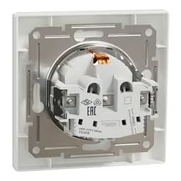Розетка Schneider Electric ASFORA з кришкою, біла (EPH3100121) - мініатюра 7