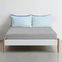 Простирадло Cosas на резинці 80х160 grey dots cs1, сірий (DropWhiteGrey_80х160х20) - мініатюра 3
