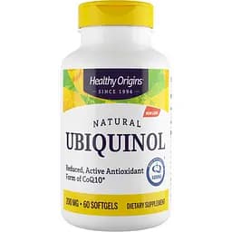 Убихинол Healthy Origins Ubiquinol 200 мг 60 капсул