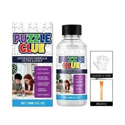 Клей для фіксації пазлів, прозорий 30 мл у флаконі, 1 шт