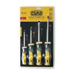 Набор отверток Premium Pro CrV SL, PH обрезиненных 4 шт. 30412