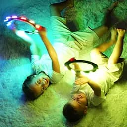 Фрісбі TOSY 16 мільйонів кольорів RGB або 12 світлодіодів, супер яскравий, режим втрачених, автоматичне освітлення - мініатюра 6