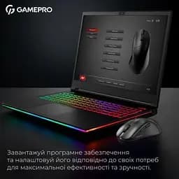 Комп'ютерна мишка GamePro Asgard Surt Wireless/Bluetooth/USB Black (GM017B) - мініатюра 8