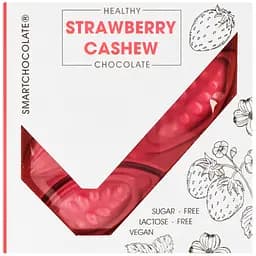 Шоколад SmartChocolate Strawberry&Cashew без цукру 75 г (935116)