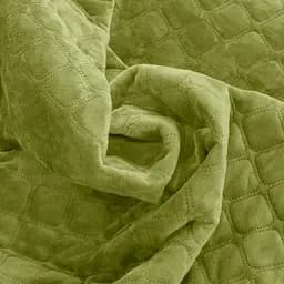 Покривало ТЕП Velour ромб круглий 240х180 см салатове (4-00516_22447) - мініатюра 2