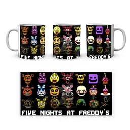 Кружка GeekLand Five night's at Freddy's П'ять Ночей с Фредді значки NF 02.08 - мініатюра 4