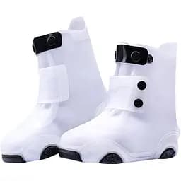 Бахили дитячі на взуття ПВХ H003 S 26-27 White (17560)