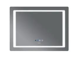 Дзеркало Mixxus Style MR03-80x60 (годинник, LED-підсвічування, антизапотівання) (MI6005) - мініатюра 2