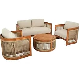 Комплект садових меблів Di Volio Groseto бежевий