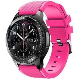 Силіконовий ремінець Watchbands для Samsung Gear S3 - рожевий (WB001PINK3)