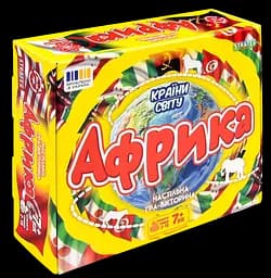 Настільна гра Strateg "Країни світу. Африка"