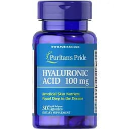 Гіалуронова кислота Puritan's Pride Hyaluronic Acid 100 мг 30 капсул
