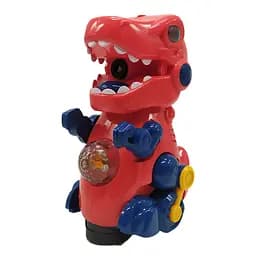 Генератор мильних бульбашок "Динозавр" Bambi ZR161 світло, звук, рух Червоний