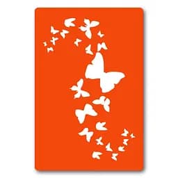 Трафарет для био-тату Бабочки Fresh Tattoo bx002-15*20см, размер 15х20 см