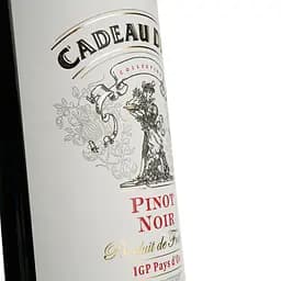 Вино Cadeau Divine Pinot Noir IGP Pays d'Oc червоне сухе 0.75 л - мініатюра 3