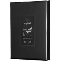 Простыня на резинке Ardesto Mix&Match Premium, 160х200+30см, 100% хлопок, сатин, черный (ART1620FSL)