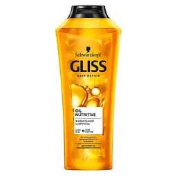 Набір: Поживний шампунь Gliss Oil Nutritive 400 мл + Експрес-кондиціонер Gliss Oil Nutritive 200 мл + Бальзам Gliss Kur Oil Nutritive 200 мл - мініатюра 2