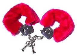 Наручники с мехом Orion Love Cuffs Hand Schellen Red 42-05276610000 22400