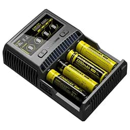 Зарядний пристрій Nitecore SC4 для акумуляторів (Ni-Cd Ni-Mh Li-Ion IMR LiFePO4) 220V-12V - мініатюра 3