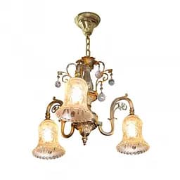 Люстра підвісна Brille прованс для холу E27 60W G (BKL-178S/3)