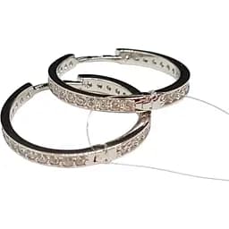 Срібні сережки Qvaliz з фіанітами. 902-01062