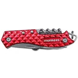 Брелок-мультіїнструмент Munkees 2580 Pocket Knife Червоний - мініатюра 2