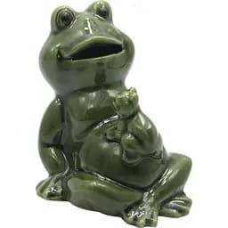 Лягушка керамическая 10х9х8 см (9d082)