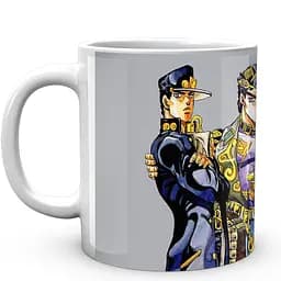 Кружка GeekLand Невероятные приключения ДжоДжо JoJo's Bizarre Adventure Джотаро и Джоске В костюмах JJ 02.576 330 мл белая