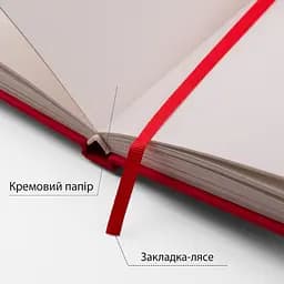 Скетчбук Santi для графіки 15х15 см 80 аркушів червоний (743192) - мініатюра 3