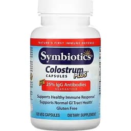 Молозиво Symbiotics Colostrum Plus 120 вегетарианских капсул