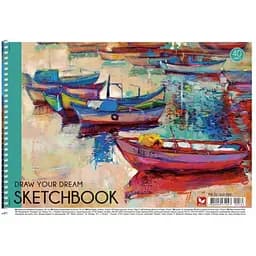 Альбом для малювання Школярик PB-SC-040-583-3 спіраль 40 аркушів