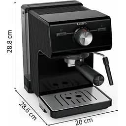 Рожкова кавоварка еспресо Krups Authentic C50 XP381810 - мініатюра 2