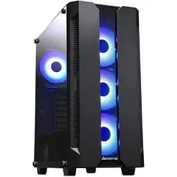 Корпус Chieftec HUNTER GS-01B-OP 4x120mm A-RGB, ATX, без БП, Black