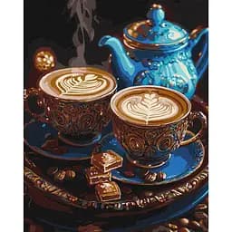 Картина за номерами "Мелодія кави" KHO5715 40х50 см