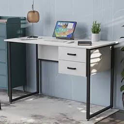 Комп'ютерний стіл Ferrum-decor Таккота 75x100x70 чорний ДСП Білий 16мм (FRD-101936)