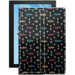 Чехол StatusCASE из экокожи для планшета Lenovo Tab 4 10 Plus Фэшн черный