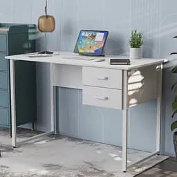 Комп'ютерний стіл Ferrum-decor Таккота 75x100x70 білий ДСП Білий 16мм (FRD-102108)