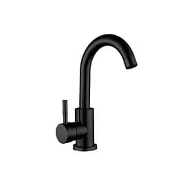 Смеситель для умывальника Champion SUS-011-B Black CH0346 Черный матовый