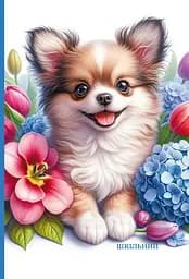 Щоденник, 55 г, 7БЦ, 165x240 мм, 40 аркушів, тиснення фольгою, 25063