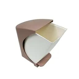 Контейнер для сміття Bauletto 19x25x30,6h, 6,5л  білo-коричневий