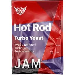 Спиртові турбо дріжджі Hot Rod Distiller Jam на 25 л 69 г для фруктових браг