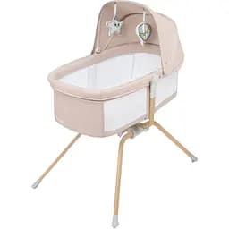 Ліжечко дитяче приставне Lionelo Malin Evo Beige Natural